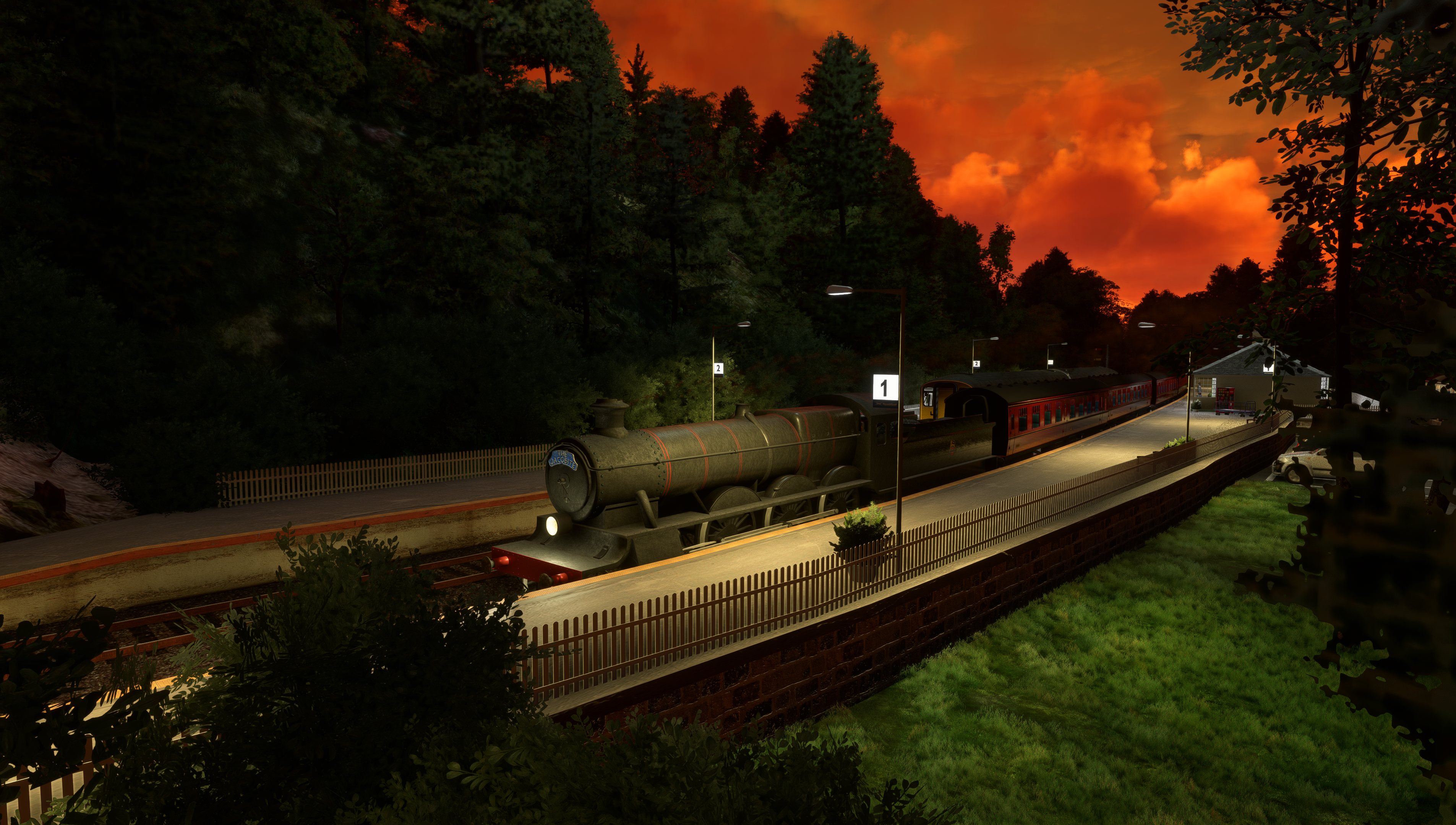 Jacobite Train & Station