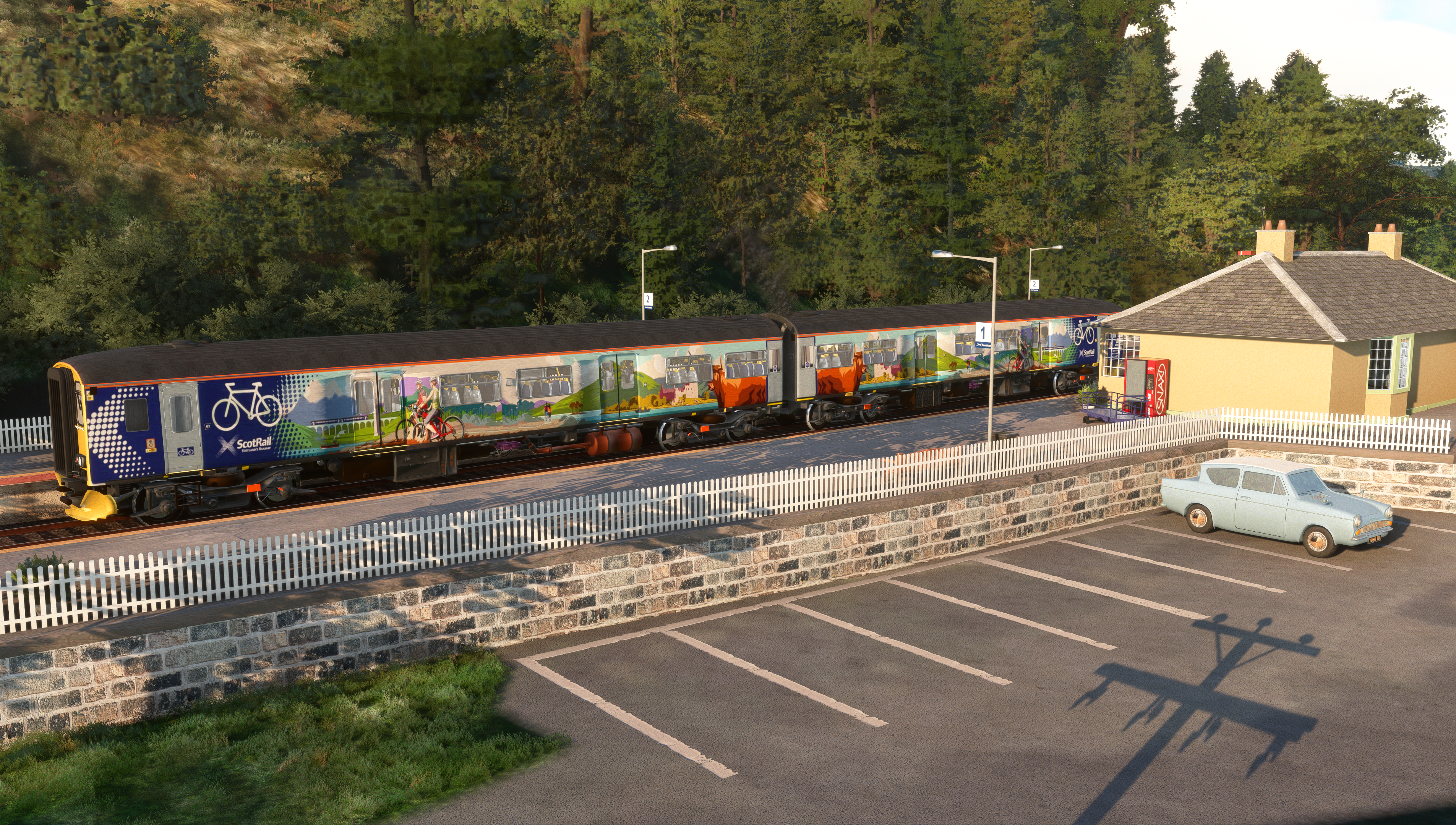 Jacobite Train & Station