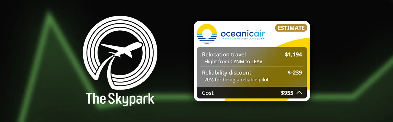 UPDATE: The Skypark, Introducing Costs